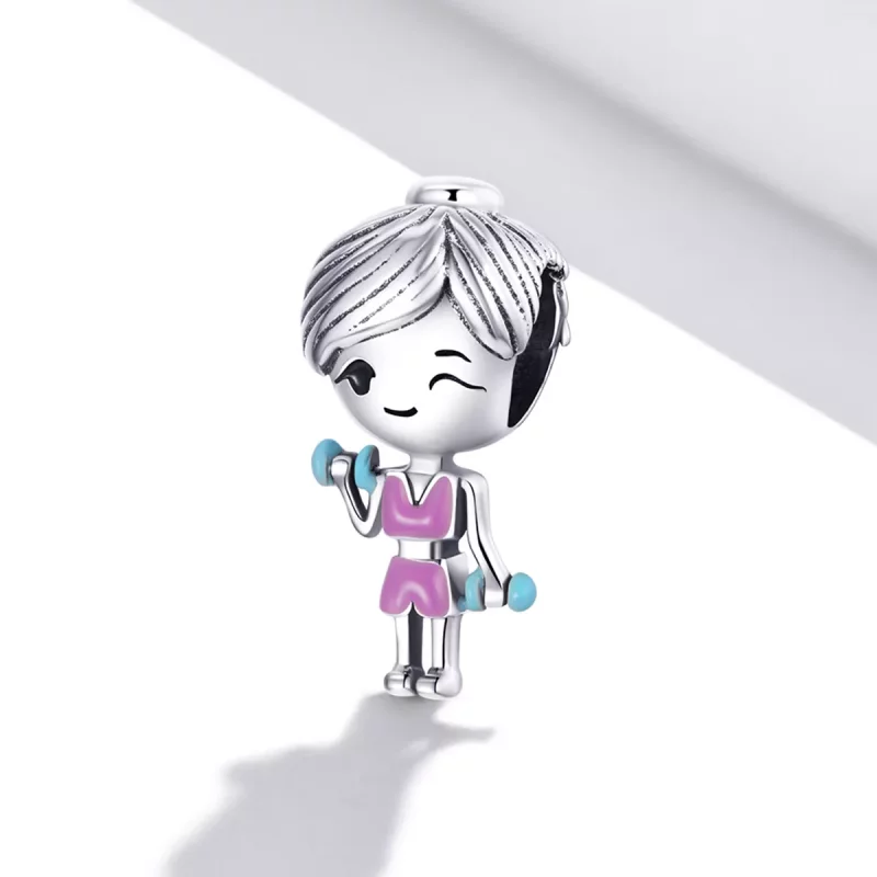(afbeelding voor) Pandora Style Fitness Meisje Bedel - BSC488 - Bekijken 2