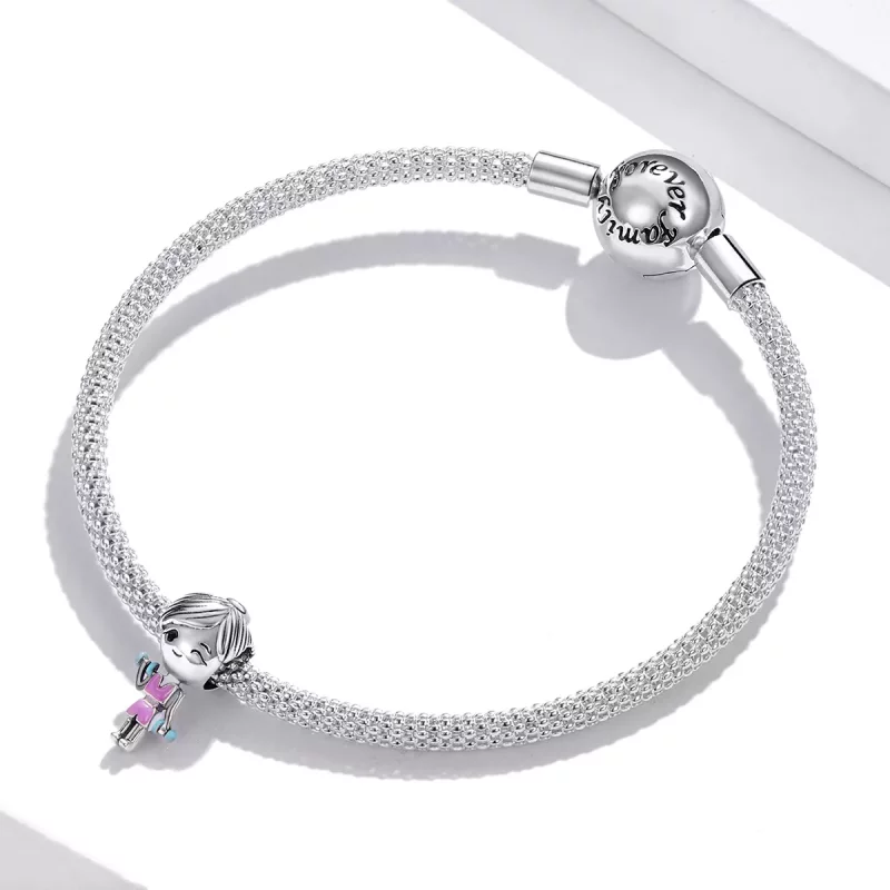 (afbeelding voor) Pandora Style Fitness Meisje Bedel - BSC488 - Bekijken 3