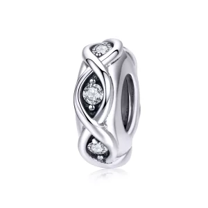 (afbeelding voor) Pandora Style fonkelen Spacer Bedel - SCC1153
