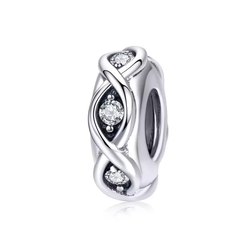 (afbeelding voor) Pandora Style fonkelen Spacer Bedel - SCC1153