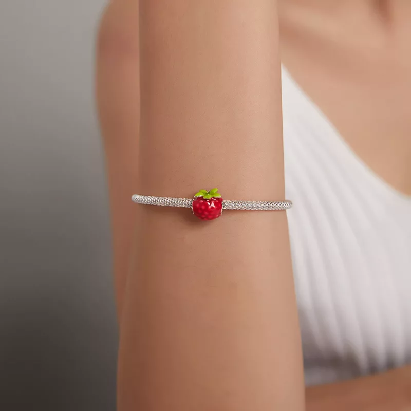(afbeelding voor) Pandora Style Framboos Bedel - BSC487 - Bekijken 5