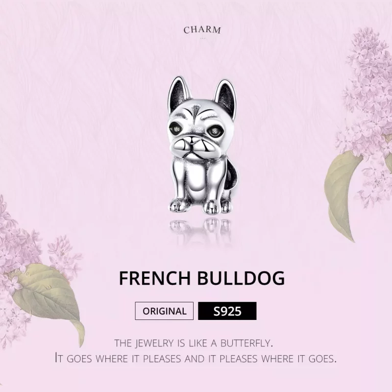 (afbeelding voor) Pandora Style Franse bulldog Bedel - SCC1306 - Bekijken 2