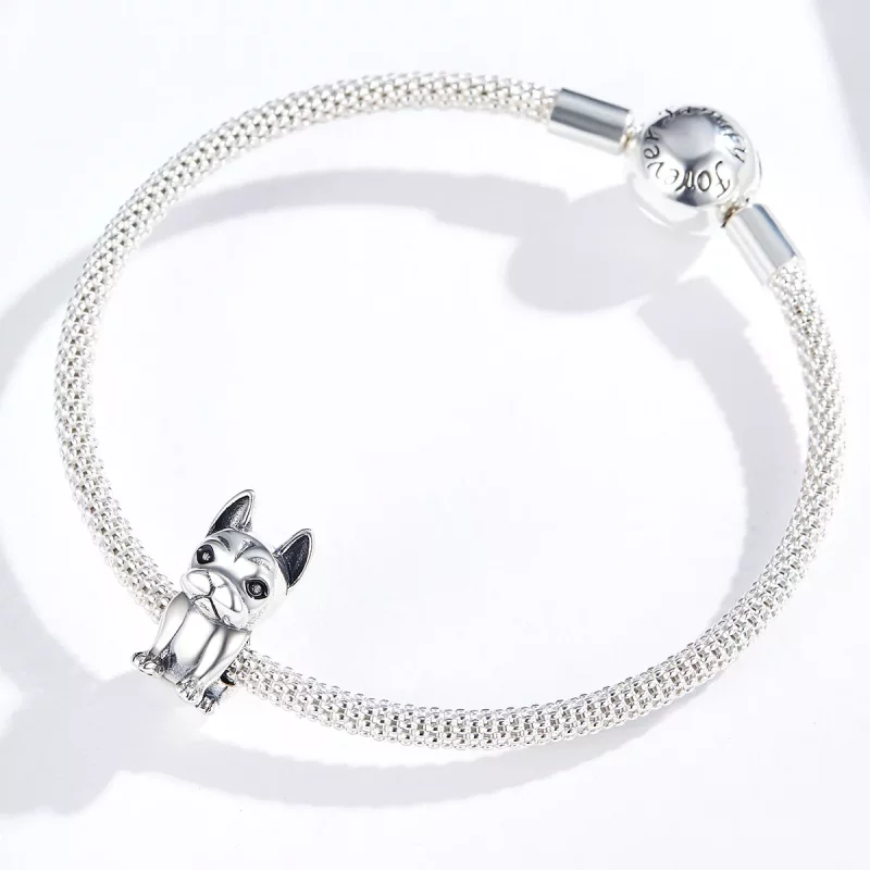 (afbeelding voor) Pandora Style Franse bulldog Bedel - SCC1306 - Bekijken 4