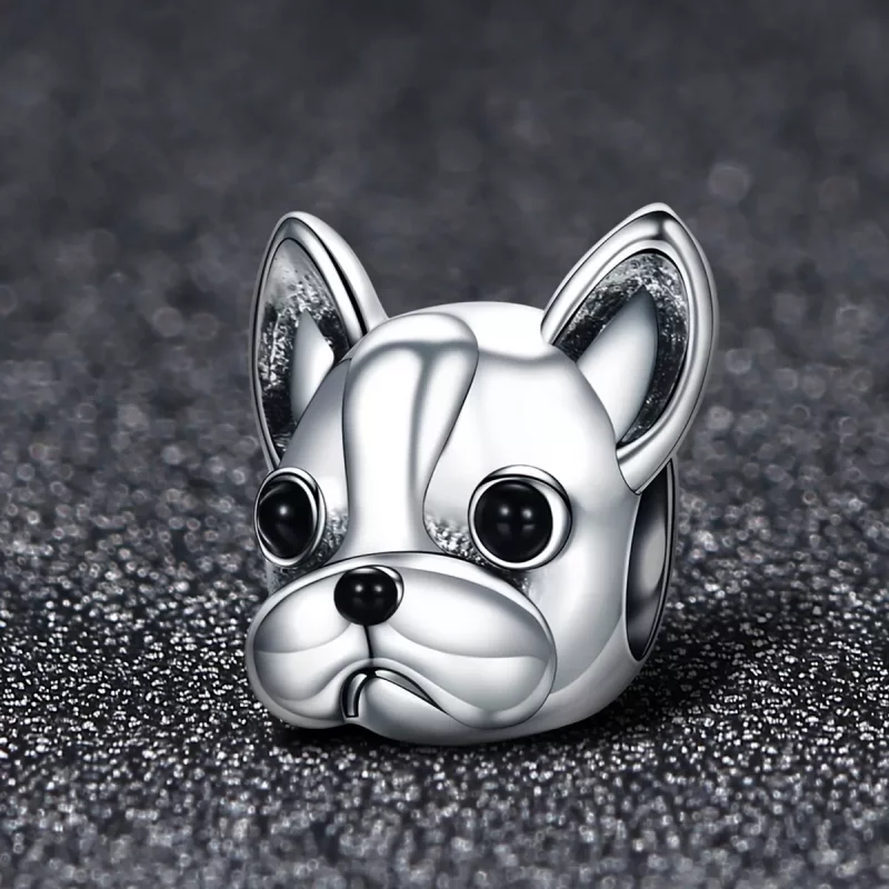 (afbeelding voor) Pandora Style Franse bulldog Bedel - SCC315 - Bekijken 2