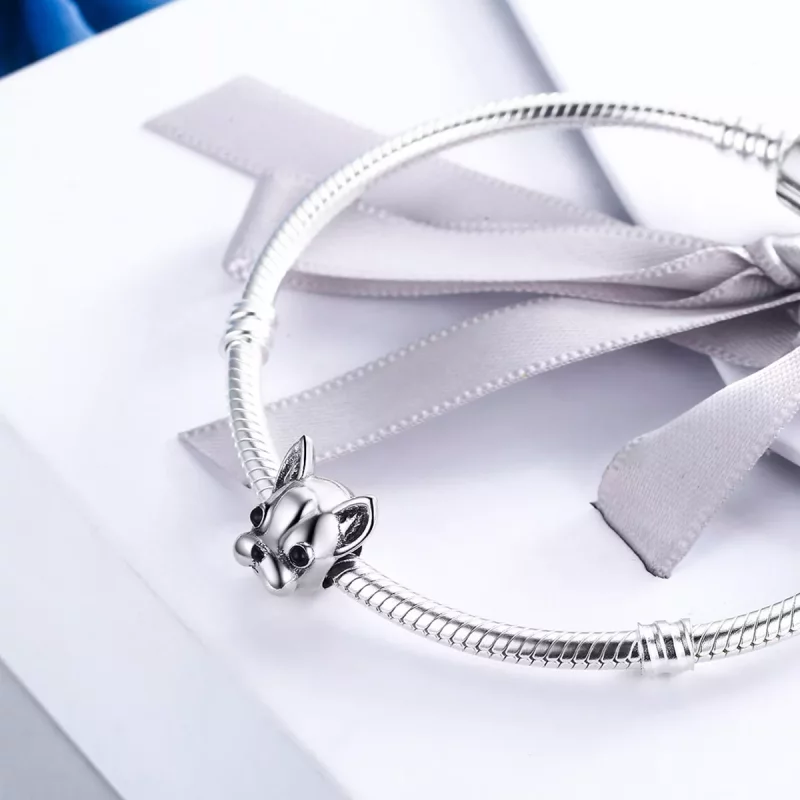 (afbeelding voor) Pandora Style Franse bulldog Bedel - SCC315 - Bekijken 4