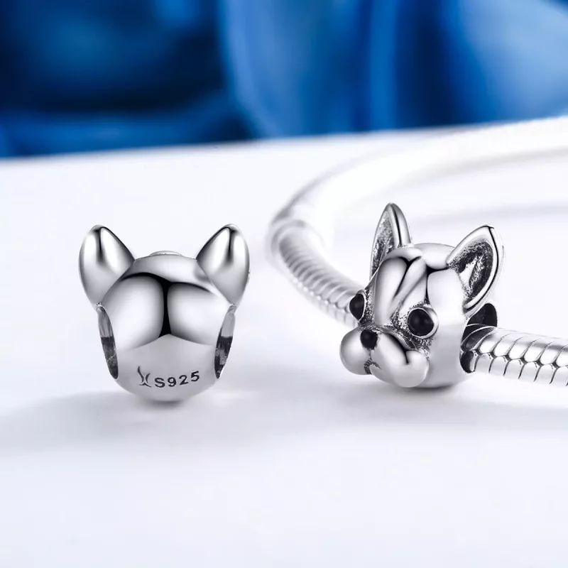 (afbeelding voor) Pandora Style Franse bulldog Bedel - SCC315 - Bekijken 5