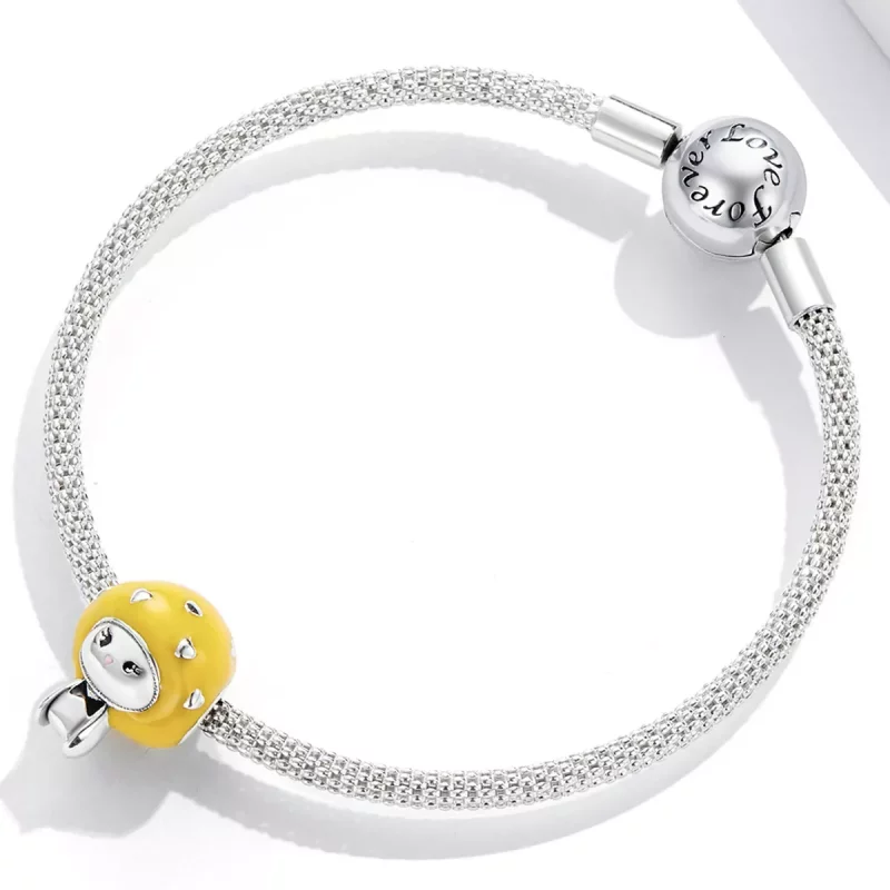 (afbeelding voor) Pandora Style Fun Little Mushroom - Citroen Geel Bedel - SCC2149 - Bekijken 3