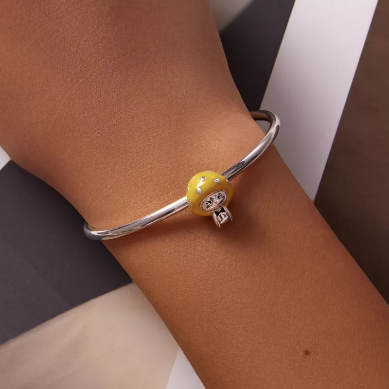 (afbeelding voor) Pandora Style Fun Little Mushroom - Citroen Geel Bedel - SCC2149 - Bekijken 5