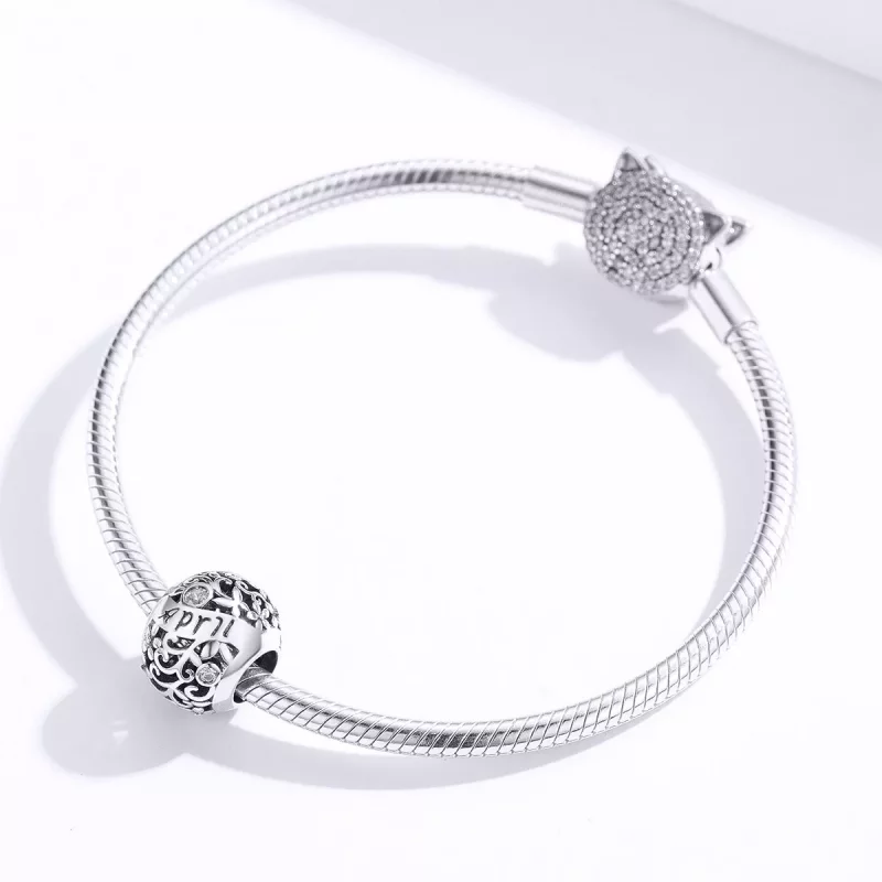 (afbeelding voor) Pandora Style Geboortesteen april Bedel - SCC1385-4 - Bekijken 2