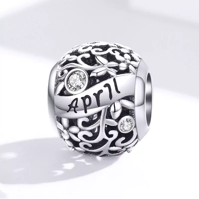 (afbeelding voor) Pandora Style Geboortesteen april Bedel - SCC1385-4 - Bekijken 4