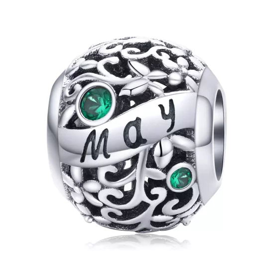 (afbeelding voor) Pandora Style Geboortesteen mei Bedel - SCC1385-5