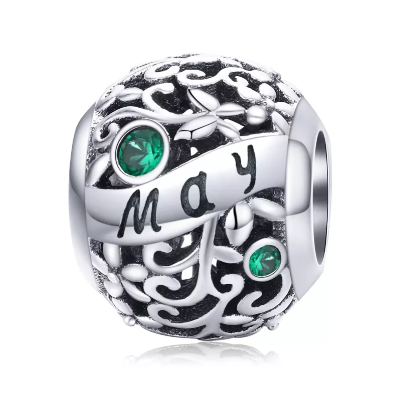 (afbeelding voor) Pandora Style Geboortesteen mei Bedel - SCC1385-5