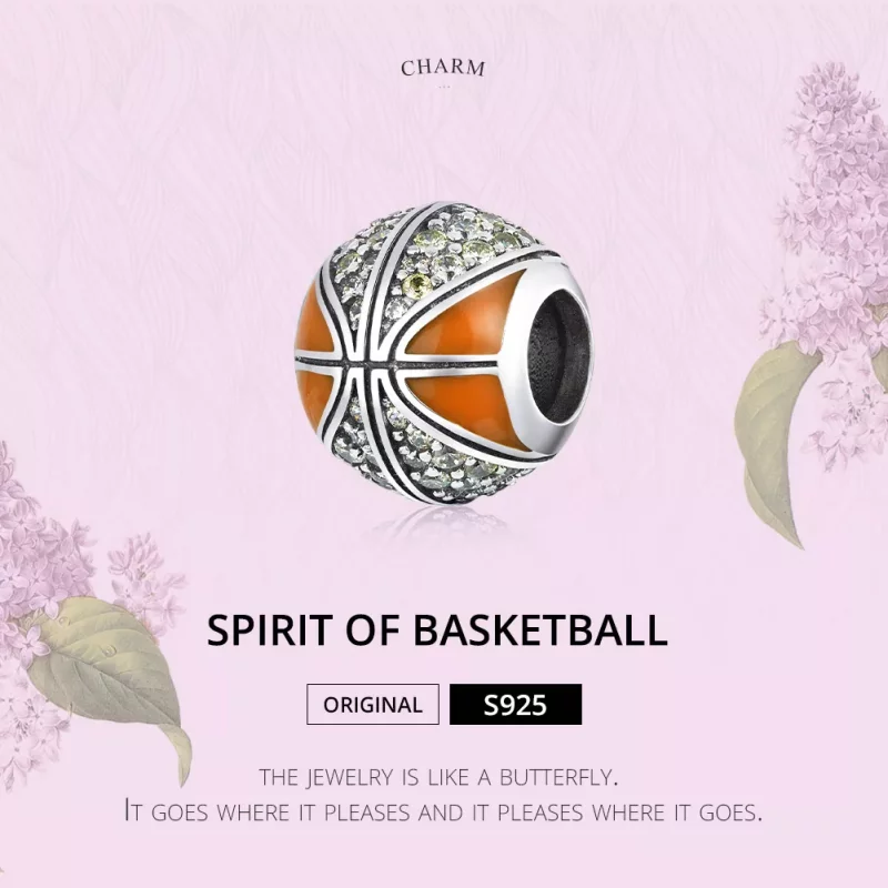 (afbeelding voor) Pandora Style Geest van basketbal Bedel - SCC1506 - Bekijken 6