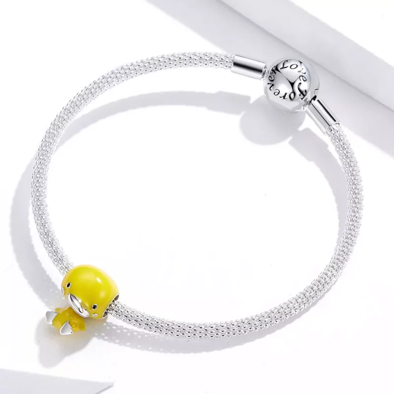 (afbeelding voor) Pandora Style Gele Eend Bedel - SCC1501 - Bekijken 3