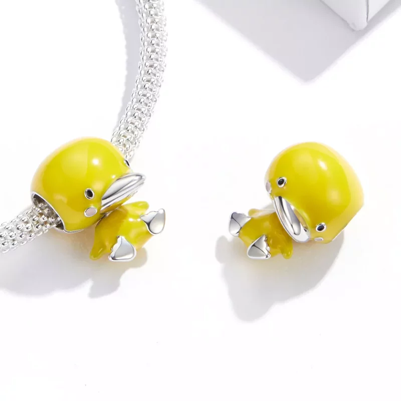 (afbeelding voor) Pandora Style Gele Eend Bedel - SCC1501 - Bekijken 4