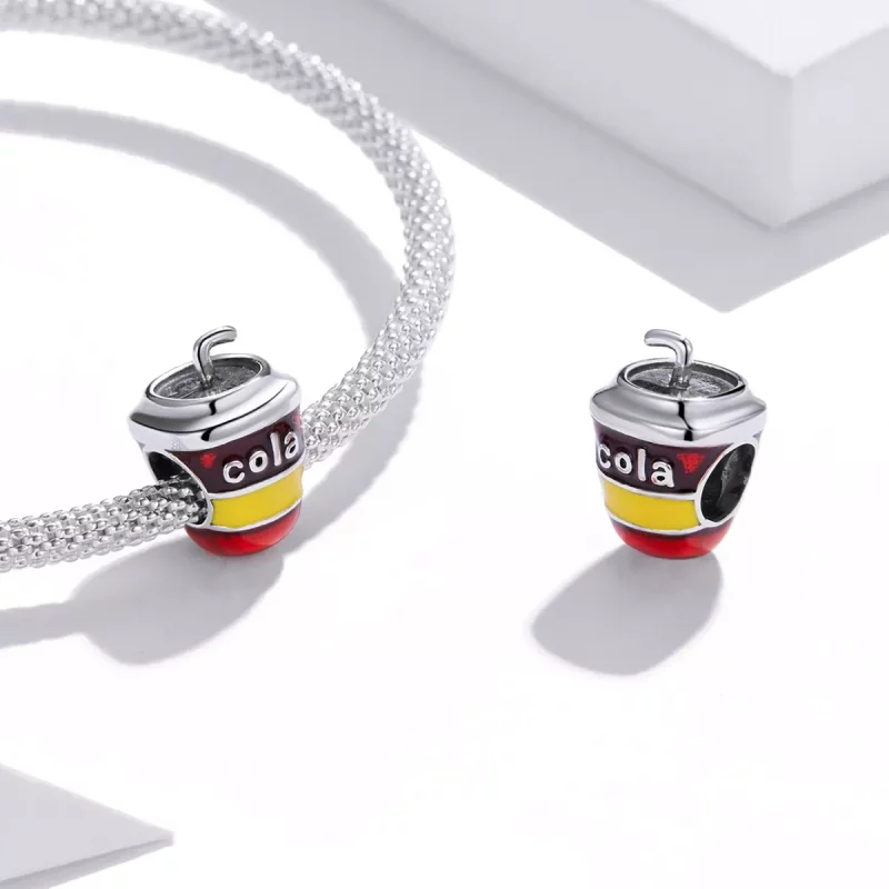 (afbeelding voor) Pandora Style Gelukkige Frisdrank Bedel - SCC1828 - Bekijken 3