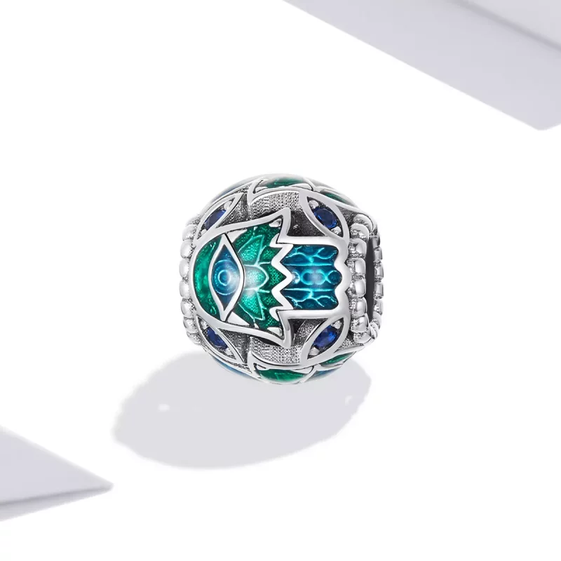 (afbeelding voor) Pandora Style Gelukkige Hand Bedel - BSC565 - Bekijken 2