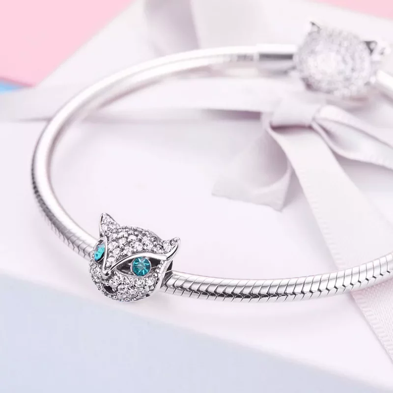 (afbeelding voor) Pandora Style Gelukkige Kitty Bedel - SCC1131 - Bekijken 4