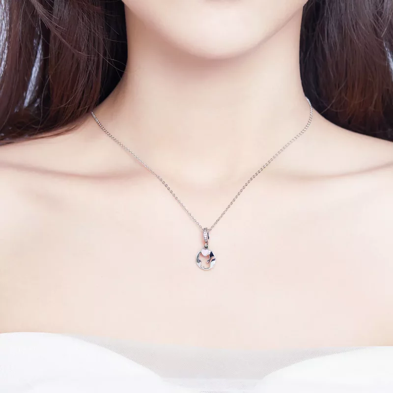 (afbeelding voor) Pandora Style Gelukkige Kitty Hangende Bedel - SCC1140 - Bekijken 3