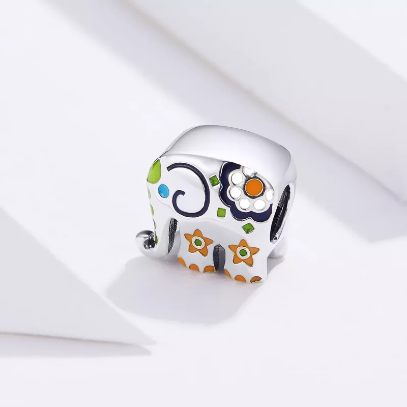 (afbeelding voor) Pandora Style Gelukkige Olifant Bedel - BSC095 - Bekijken 3