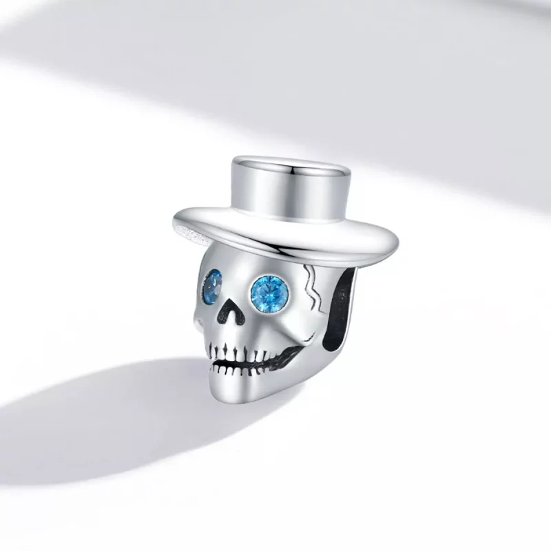 (afbeelding voor) Pandora Style Gentleman Schedel Bedel - BSC525 - Bekijken 2