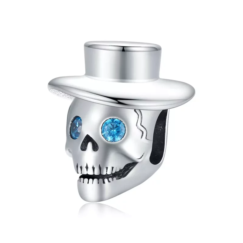 (afbeelding voor) Pandora Style Gentleman Schedel Bedel - BSC525