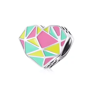 Pandora Style Geometrische Patronen Bedel - SCC1761 (afbeelding voor) Pandora Style Geometrische Patronen Bedel - SCC1761