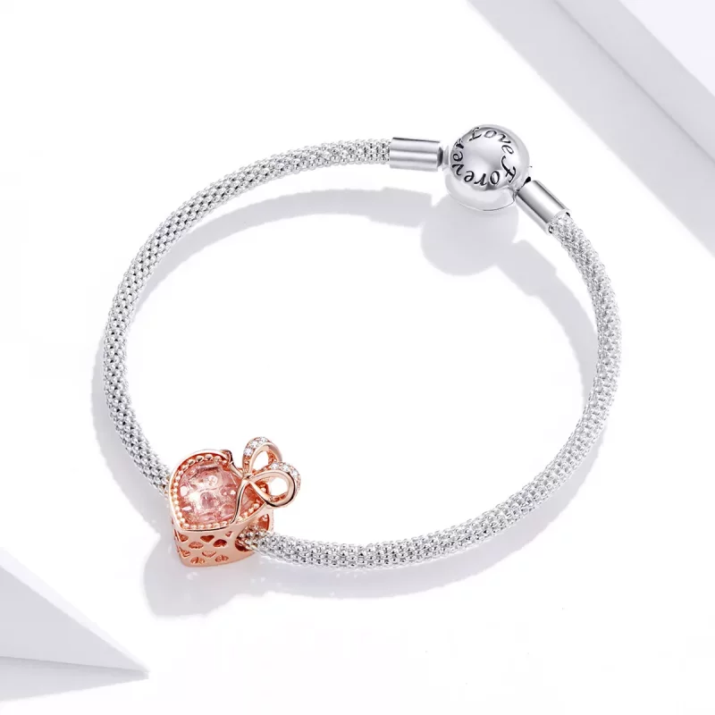 (afbeelding voor) Pandora Style Geschenk van liefde Bedel - BSC398 - Bekijken 3