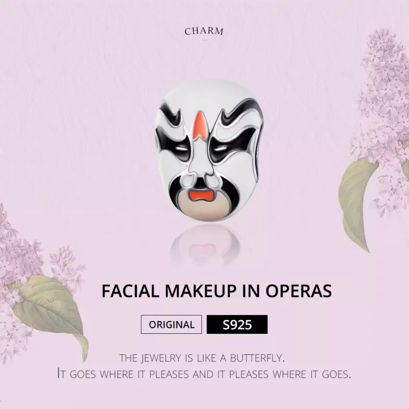 (afbeelding voor) Pandora Style Gezichtsmake-up in de Opera's van Peking Bedel - SCC1192 - Bekijken 2