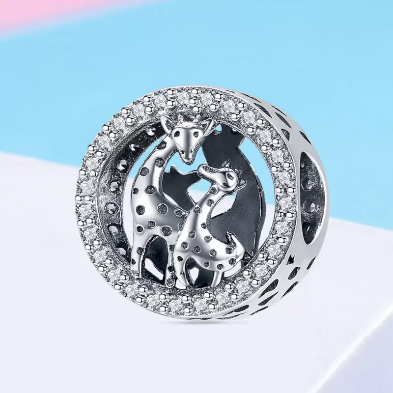 (afbeelding voor) Pandora Style Giraffe Bedel - SCC997 - Bekijken 2