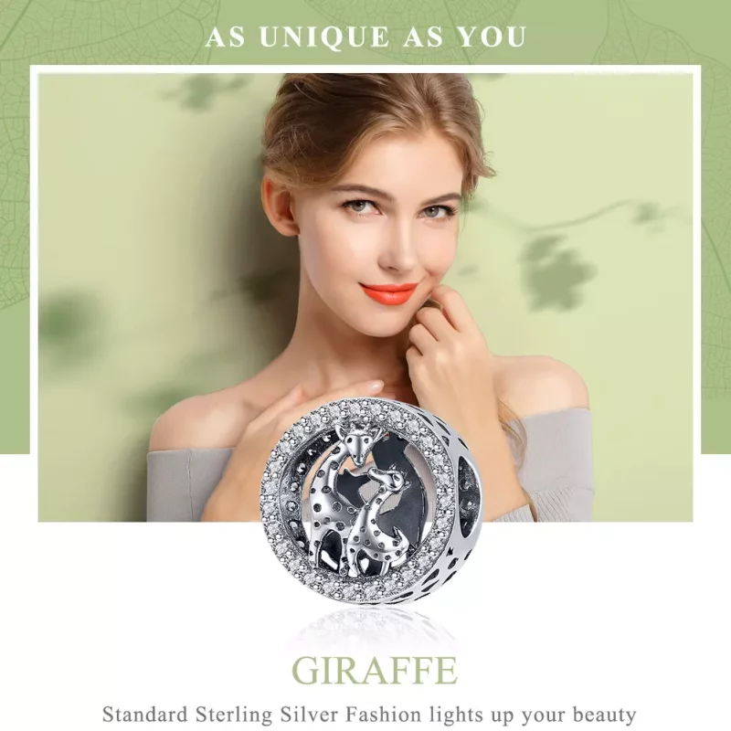 (afbeelding voor) Pandora Style Giraffe Bedel - SCC997 - Bekijken 6