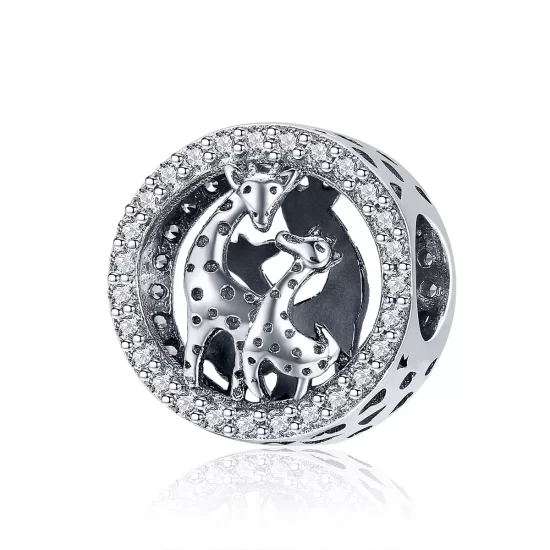 (afbeelding voor) Pandora Style Giraffe Bedel - SCC997