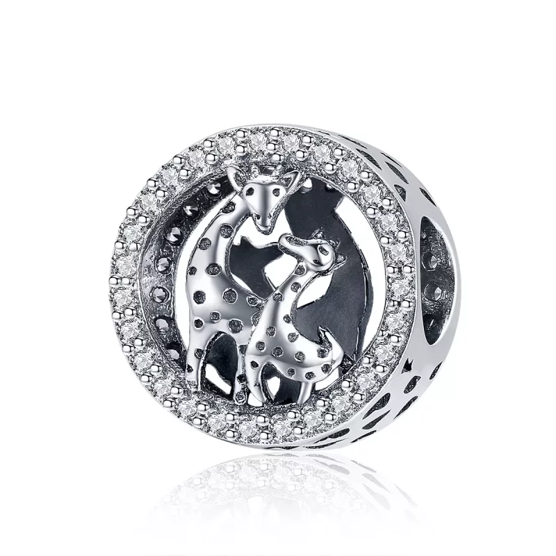 (afbeelding voor) Pandora Style Giraffe Bedel - SCC997