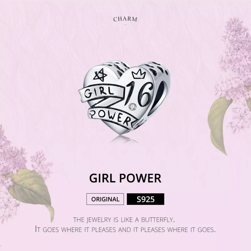 (afbeelding voor) Pandora Style Girl Power Zoet 16 Bedel - SCC1437 - Bekijken 6
