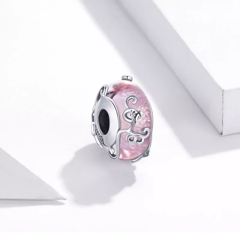 (afbeelding voor) Pandora Style Glanzend glas Bedel - BSC409 - Bekijken 2