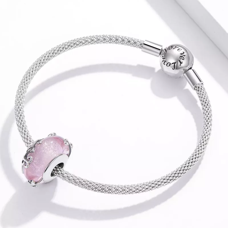 (afbeelding voor) Pandora Style Glanzend glas Bedel - BSC409 - Bekijken 3
