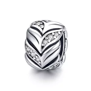 Pandora Style Glanzende tarweoren Bedel - SCC1614 (afbeelding voor) Pandora Style Glanzende tarweoren Bedel - SCC1614