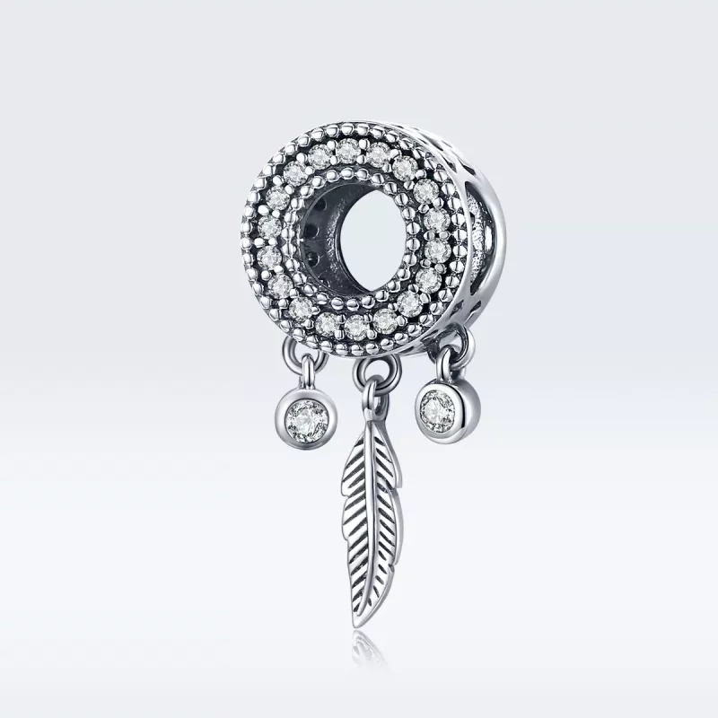 (afbeelding voor) Pandora Style Glanzende Veer Bedel - SCC1550 - Bekijken 5