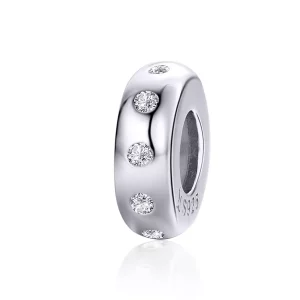 Pandora Style Glinsterend Spacer Bedel - SCC1171 (afbeelding voor) Pandora Style Glinsterend Spacer Bedel - SCC1171