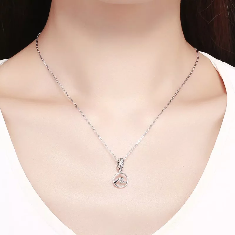 (afbeelding voor) Pandora Style Golven Hangende Bedel - SCC1031 - Bekijken 5