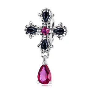 Pandora Style Gotisch Kruis Spacer Bedel - SCC2381 (afbeelding voor) Pandora Style Gotisch Kruis Spacer Bedel - SCC2381
