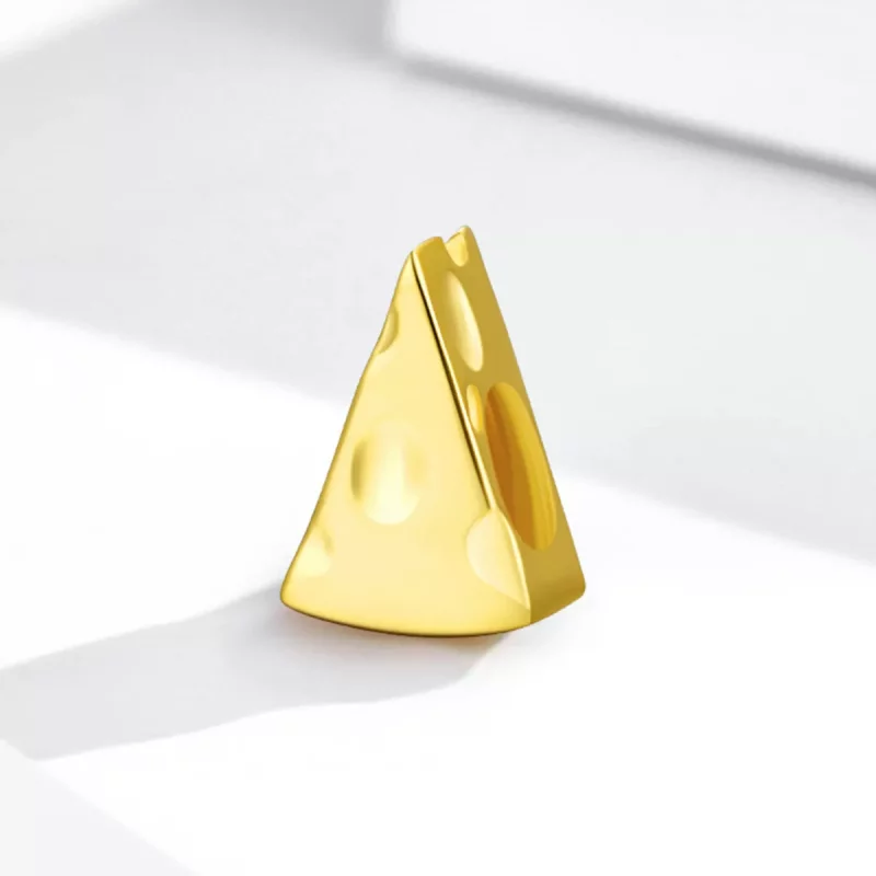 (afbeelding voor) Pandora Style Gouden Kaas Bedel - SCC2016 - Bekijken 2
