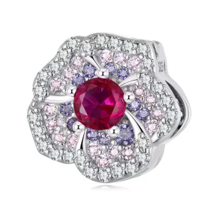 Pandora Style Gradiënt Bloemen Bedel - BSC625 (afbeelding voor) Pandora Style Gradiënt Bloemen Bedel - BSC625