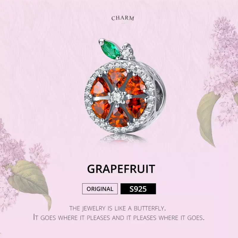 (afbeelding voor) Pandora Style Grapefruit Bedel - SCC1277 - Bekijken 2