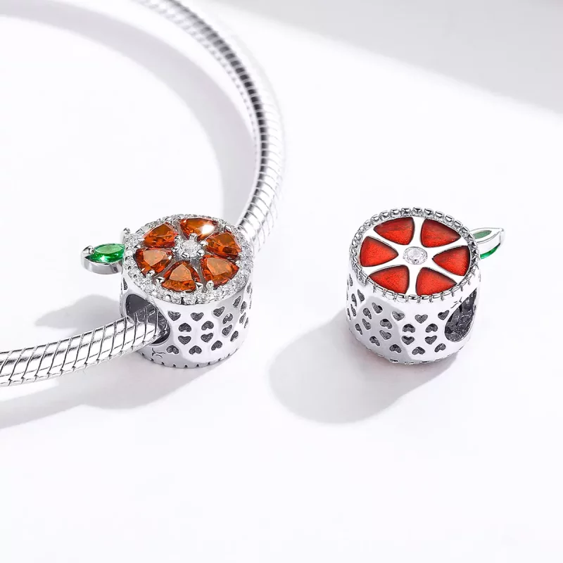 (afbeelding voor) Pandora Style Grapefruit Bedel - SCC1277 - Bekijken 4