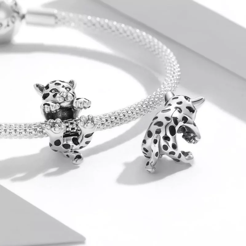 (afbeelding voor) Pandora Style Grappige kleine cheeta Bedel - BSC556 - Bekijken 4
