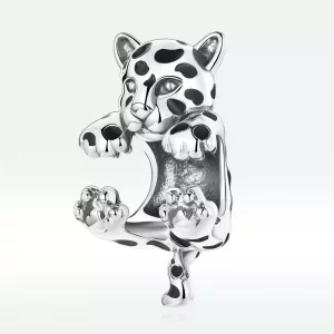 Pandora Style Grappige kleine cheeta Bedel - BSC556 (afbeelding voor) Pandora Style Grappige kleine cheeta Bedel - BSC556