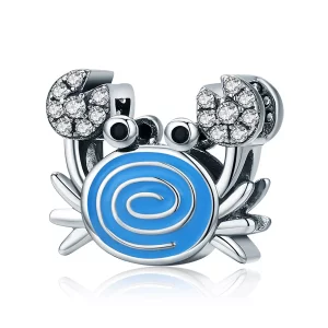 (afbeelding voor) Pandora Style Grappige Krab Bedel - SCC682