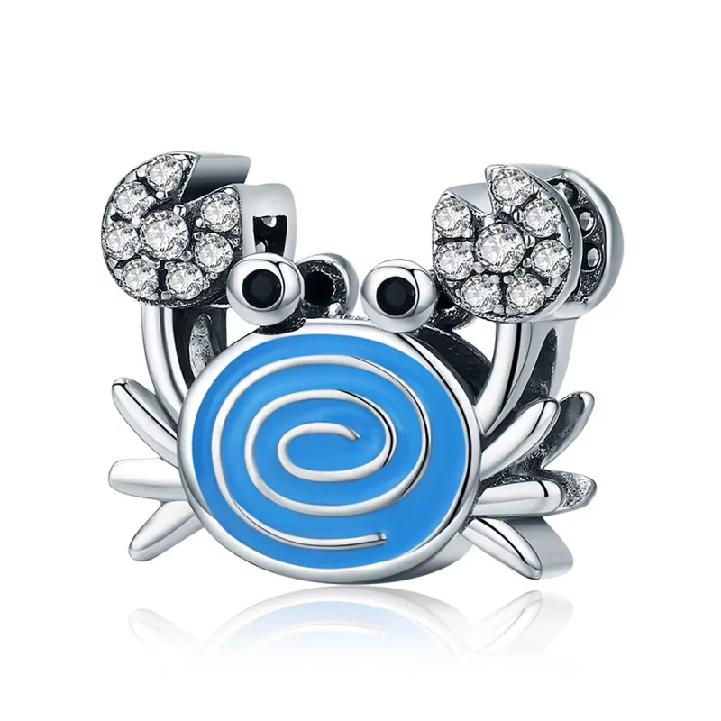 (afbeelding voor) Pandora Style Grappige Krab Bedel - SCC682