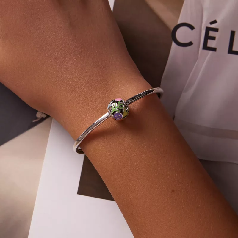(afbeelding voor) Pandora Style Gras Smiley Bedel - SCC2163 - Bekijken 5